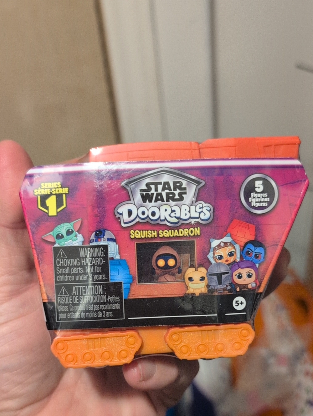 Star Wars Doorables Squish Squadron Kids Toy - Orange